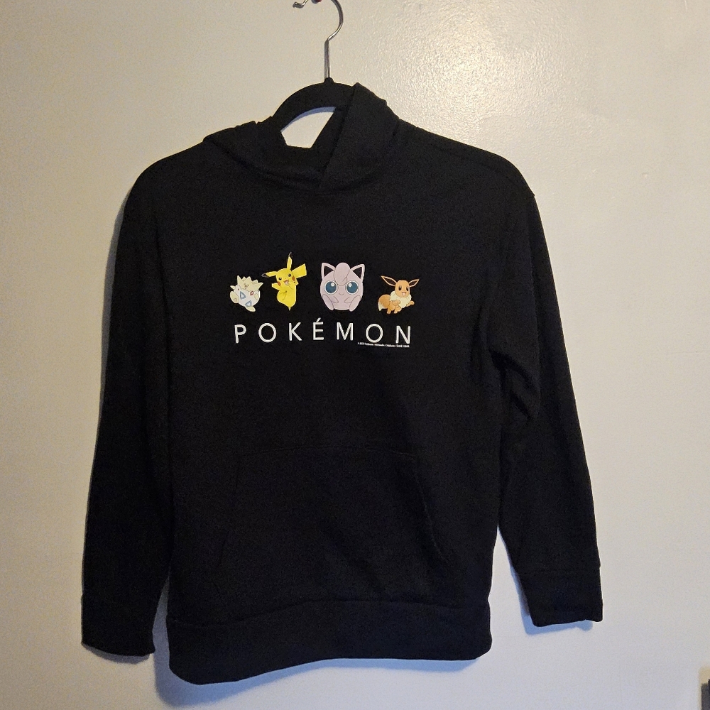 Old Navy Black Graphic Sweatshirt Casual Crew Neck